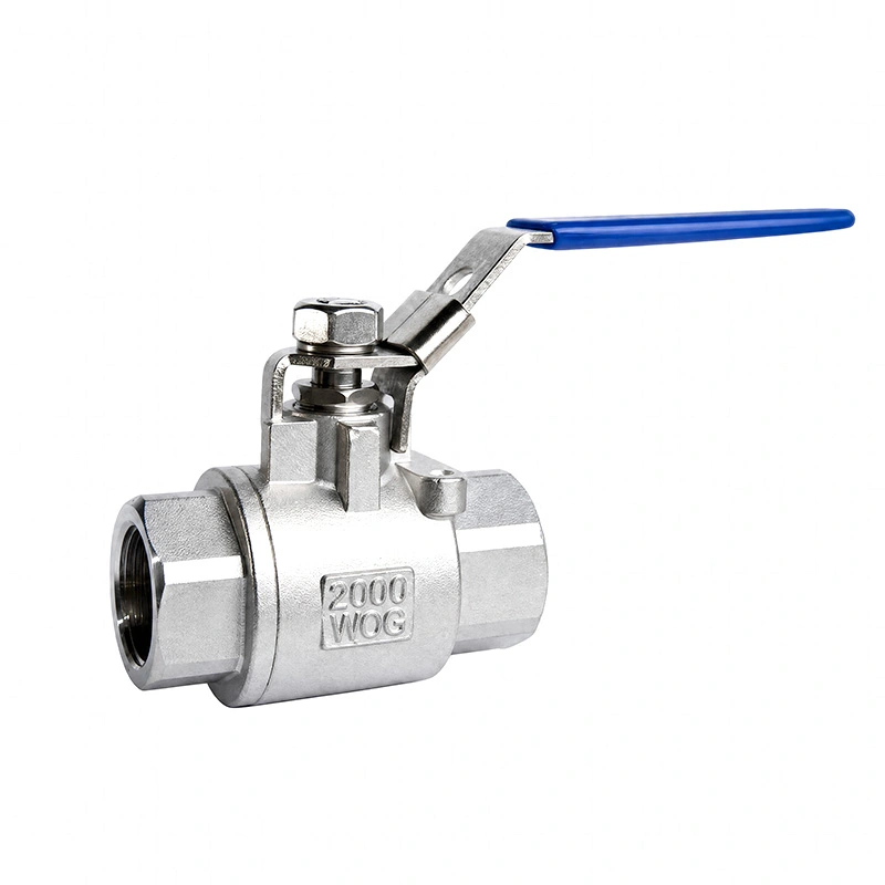 2PC Ball Valve 2000WOG Kilidləmə Cihazı ilə