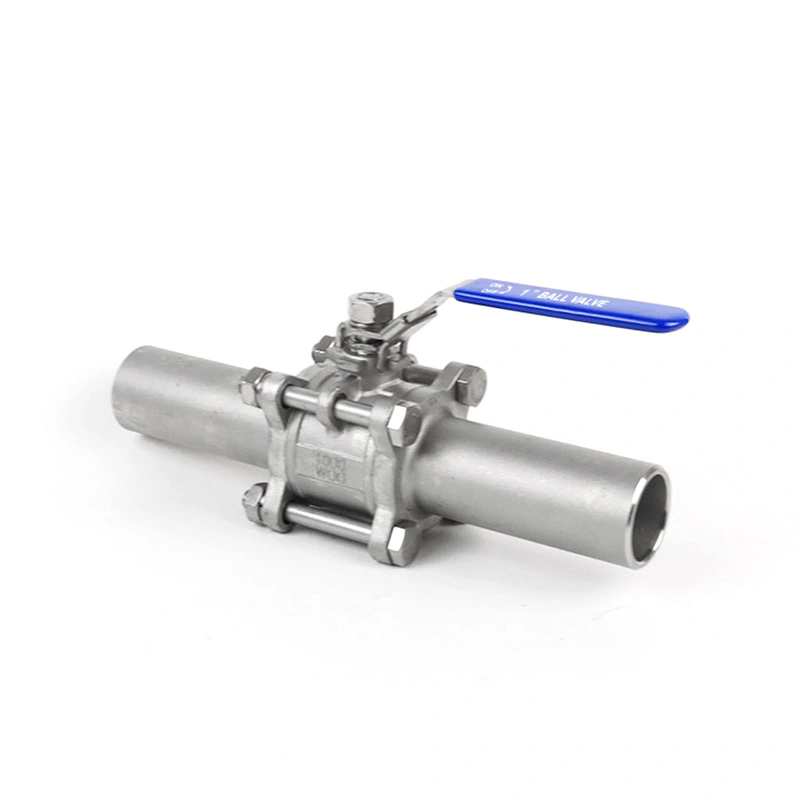 3PC Ball Valve Qaynaq Genişləndirilmiş